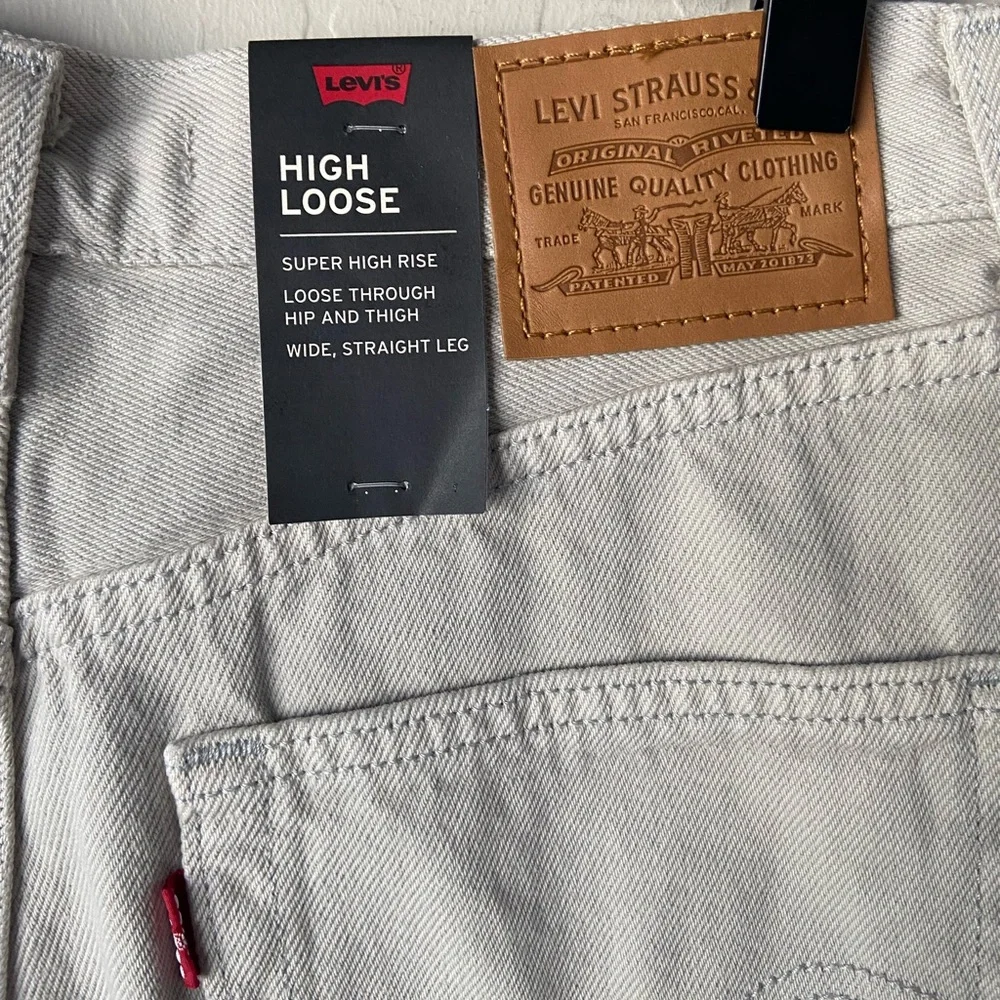 NWT Levi’s super high rise loose jeans 27 - Picture 10 of 14